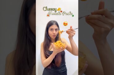 CREAMY CHEESY TOMATO PASTA✨🍝🧀 #shorts #trending #cooking