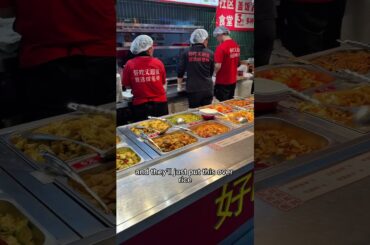 Just a normal food court in China