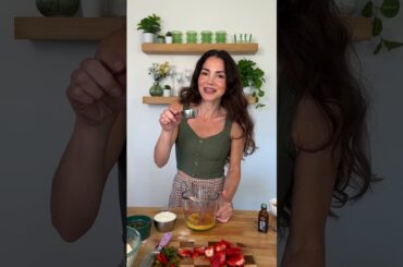 Strawberry-Olive Oil Corn Cake 🍓🍰