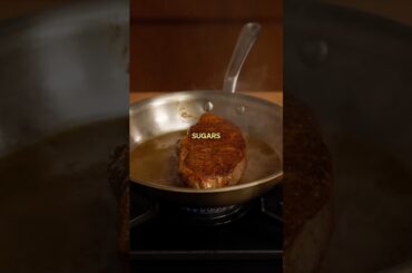 Please don’t tell me you’re leaving the best part in the pan? ￼#steak #beef #cooking