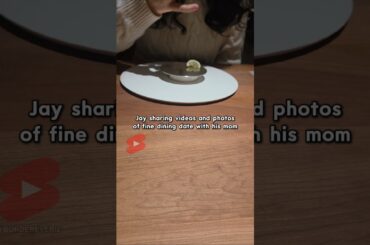 Jay share behind of his fine dining date with his mom at Mosu Seoul 🩷 #Jay #enhypen #parkjongseong