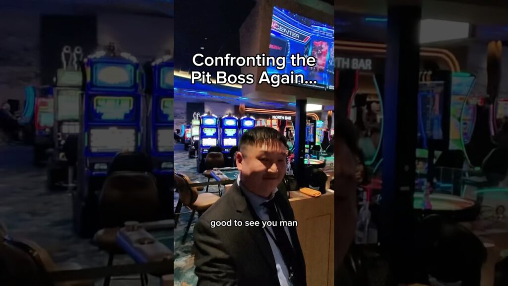 Confronting the Corrupt Pit Boss AGAIN who refused to pay out my Blackjack!