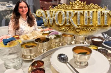 Royal Silver Thali *luxurious Indian food* 👑 Palace Kitchen experience in a Mumbai Restaurant