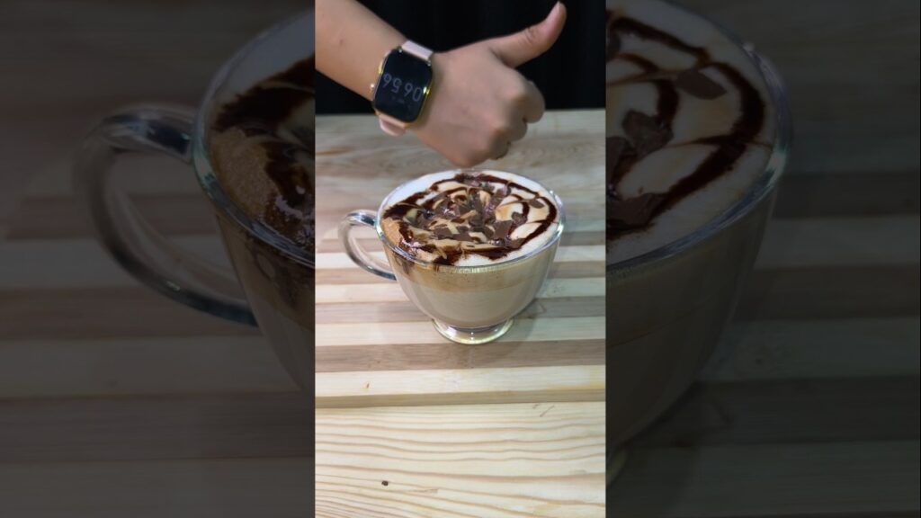 चॉकलेटी हॉट सिप #asmr #asmrsounds #trending #trendingshorts #shortsfeed #shortvideo #shortsvideo