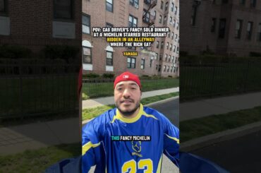 POV: Cab Driver’s Solo Fancy Dinner