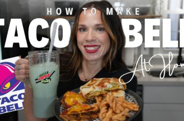 How to Make Taco Bell Baja Blast, Cinnamon Twists, Crunchwrap Supreme, and Mexican Pizza at Home