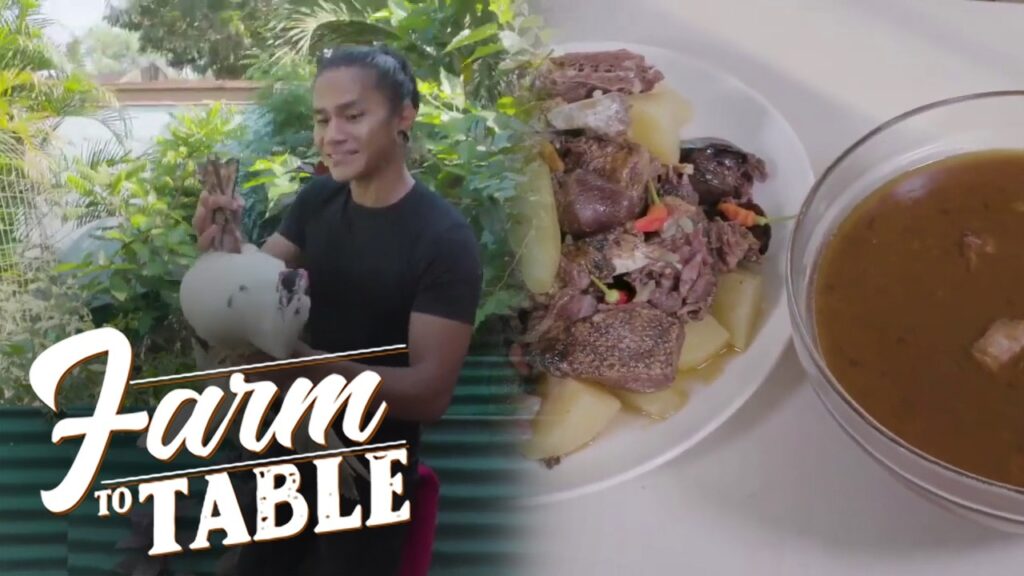 Chef JR cooks ‘PINUURANG PATO’ for the ‘Farm to Table’ team! | Farm to Table