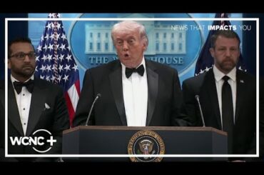 LIVE | Trump speaks after shooting at WH Correspondents' Dinner