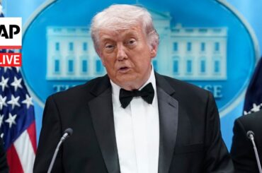 LIVE: Trump speaks after incident at White House correspondents dinner