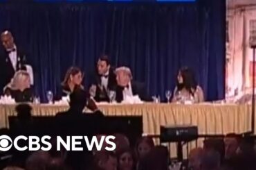 Watch: Moment Trump is evacuated from White House Correspondents' Dinner due to shooting
