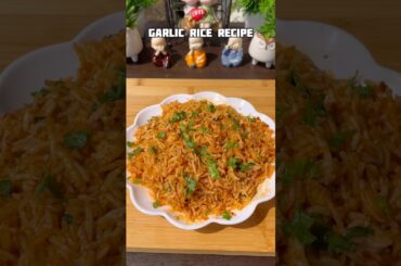 Garlic rice recipe #shorts #garlicrice #leftoverricerecipe #trending #viral #shortsfeed #cooking