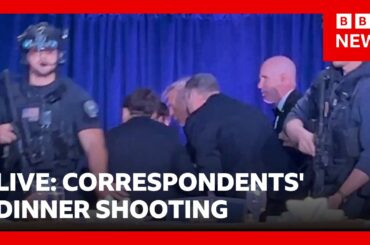 LIVE: White House correspondents' dinner shooting | BBC News
