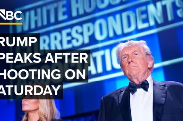 President Trump speaks after shooting at White House Correspondents’ Dinner — 4/25/2026