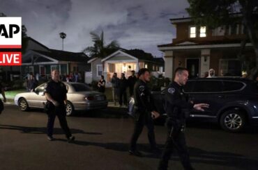 LIVE: Outside suspect’s home after White House correspondents’ dinner shooting incident