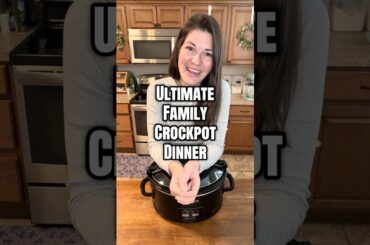 Ultimate Family Crockpot Dinner #recipe #fypシ #cooking #easyrecipe #crockpot #pizza #comfortfood