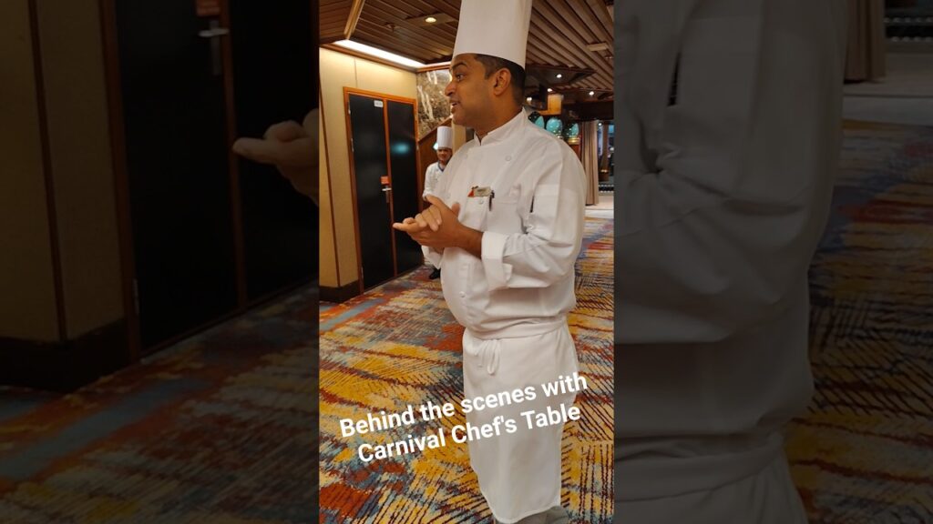 A behind the scenes kitchen tour with Carnival Cruise Lines Chef’s Table