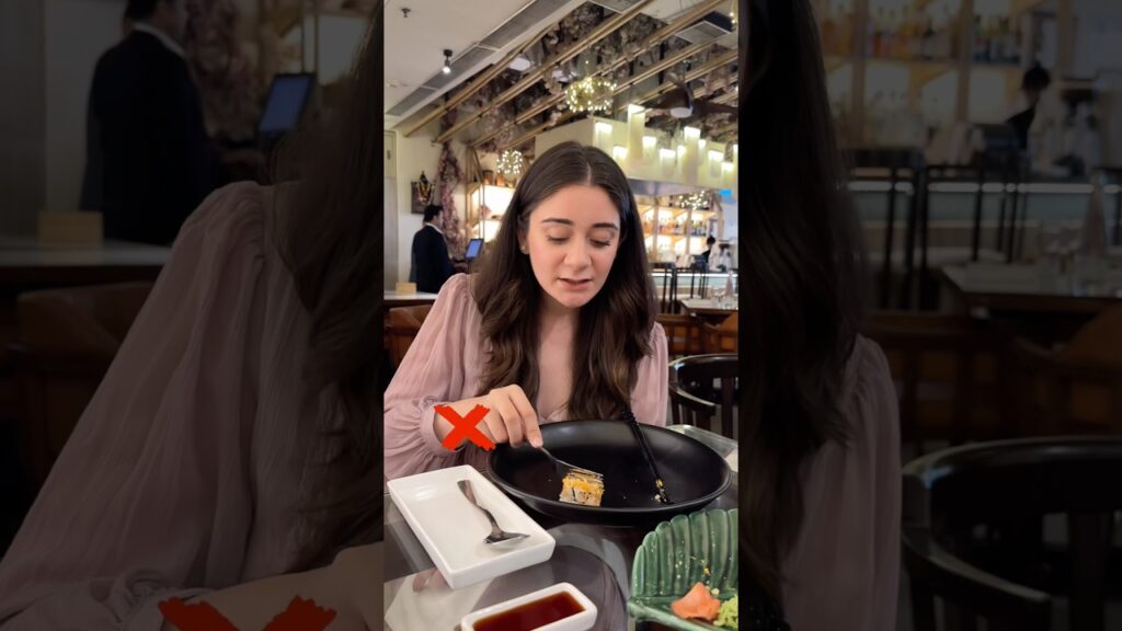How to eat sushi elegantly 🍣 Sushi Etiquette