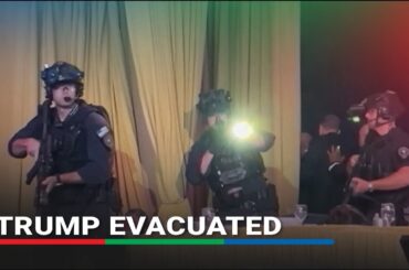 Trump evacuated from White House correspondents dinner after shooting | ABS-CBN News