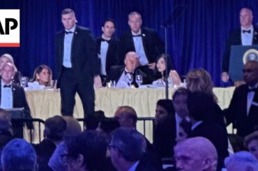 Secret Service swarm Trump after White House Correspondents Dinner incident