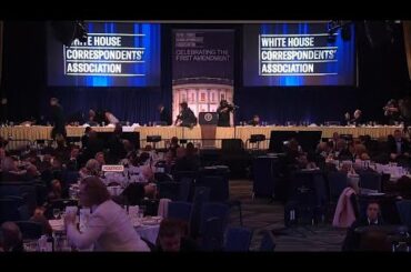 White House Correspondents Dinner: President Trump rushed from room after reported shooter outside