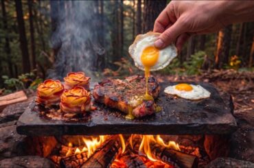 Survival STEAK & Bacon Roses | Cooking Like It’s The End Of The World 🥩🔥