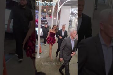 George Clooney With Amal Clooney Going To 5 Star Dining #GeorgeClooney