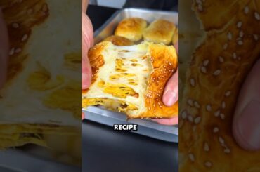 stuffed bread with chicken and cheese| chicken recipes #foodshorts #recipe #cooking