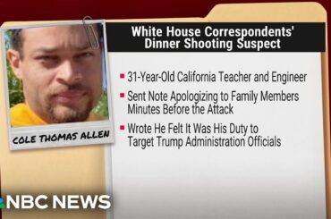 LIVE: Correspondents' dinner shooting suspect appears in court | NBC News