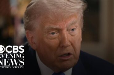 Trump describes White House Correspondents' Dinner shooting to 60 Minutes
