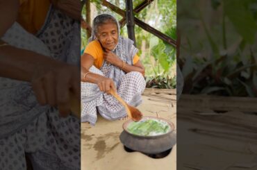 Pure Village Style Lunch 🌿 | Seddo Bhat & Bhindi Seddo #shorts #cooking #recipe