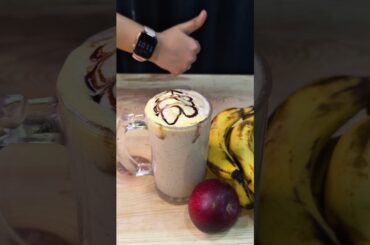 3-Ingredient Apple Banana Shake | Guilt-Free Delight#asmr #asmrsounds #trending #shortsfeed #food