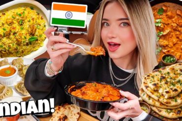 Eating INDIAN FOOD Mukbang!! Chicken Tikka Masala, Chicken Biryani & Momos!