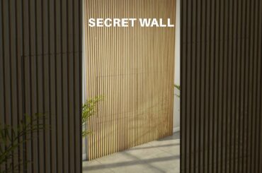 Secret Wall Panel Hides Entire Dining Set. Foldable DIY Design