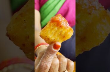 Bread Potato Bites ASMR #shorts #asmr #asmreating #asmrsounds #food #cooking #recipe #viral