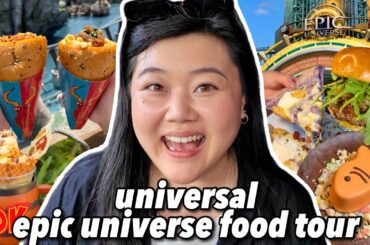 What to Eat at UNIVERSAL EPIC UNIVERSE! Universal Orlando Food Tour