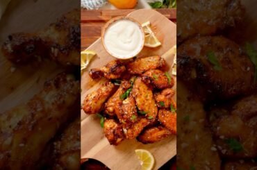 Lemon Pepper Air-Fryer Wings 🍋🍗😍
