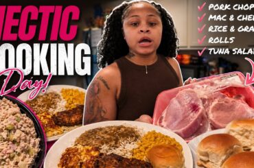 Cooking a FULL Dinner for My Family of 6… While Everything Goes WRONG 😩🍽️