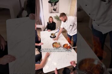 Are you really cooking on a dining table? #invisacook_europe #invisacook #invisiblecooktop #tech