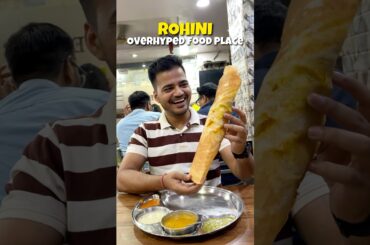 I Tried Rohini Most Overhyped Food Places By Vloggers 🤢😱 #shorts #food