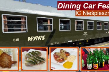 Riding Poland's "Unhurried" Train | Part 2 | WARS Retro Dining Car Feast