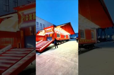 Multi-purpose Smart Foldable Container House (Truck-Mounted)#Dining room#Extended Room#Mobile Store