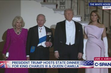 White House State Dinner for King Charles III & Queen Camilla