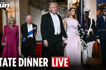 LIVE: President Trump hosts State Dinner for King Charles and Queen Camilla at the White House
