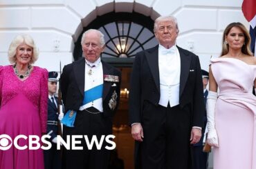 King Charles, Queen Camilla arrive at White House for state dinner
