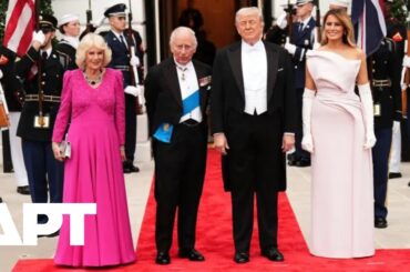King Charles And Queen Camilla Arrive At White House State Dinner Hosted By Trump | APT