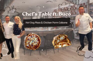 Chef's Table ft. Buco: Hot Dog PIzza & Chicken Parm Calzones