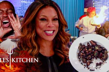 Chef Ramsay Rages as Roe Causes a Fire in Front of Wendy Williams | Hell's Kitchen