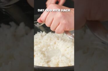 Day Old Rice Hack 🍚