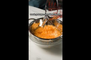 Wash Your Cheese Hack 🧀