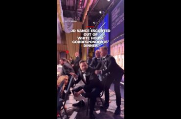 JD Vance escorted out of White House Correspondents’ Dinner